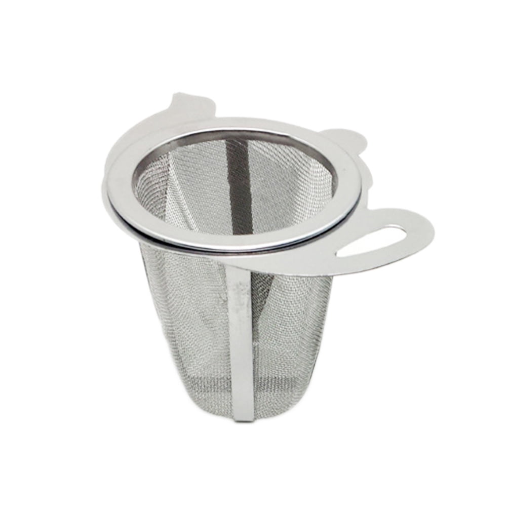 Akoyovwerve Stainless Steel Tea Drain Tea Strainer Binaural Tea Leak