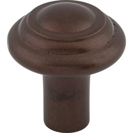 Top Knobs M1473 Button 1-1/4" Mushroom Cabinet Knob From The Aspen Collection - MultiColor