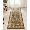 thumbnail image 2 of Well Woven Barclay Sarouk Traditional Oriental Panel Green 2'3" x 7'3" Runner Rug, 2 of 8