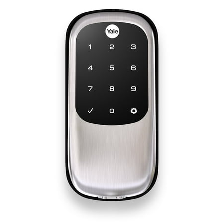 Yale Real Living Assure Lock with Bluetooth in Satin Nickel