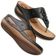thumbnail image 1 of CNKOO Womens Wedge Sandals with Arch Support Shoes Summer Massage Function Casual Sandals, 1 of 7