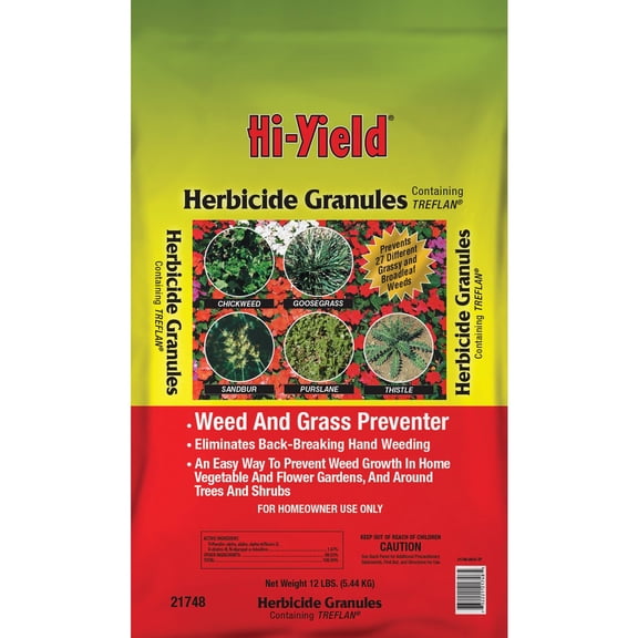 ferti-lome Voluntary Purchasing Group Hi-Yield Herbicide Granules Weed and Grass Preventer, 15 Pound Bag — Residential Use, Standard Application