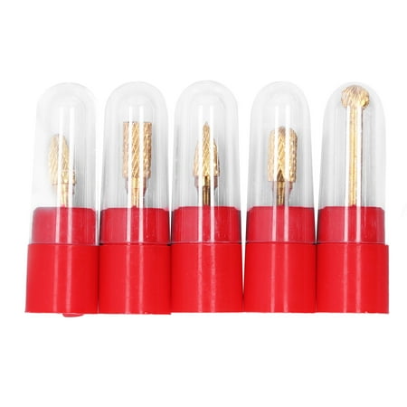 

5Pcs Grinding Bit Head Rotary File Burr Double Cut Tool Set Kit for Polishing Carving