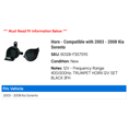 thumbnail image 2 of Horn - Compatible with 2003 - 2008 Kia Sorento 2004 2005 2006 2007, 2 of 2