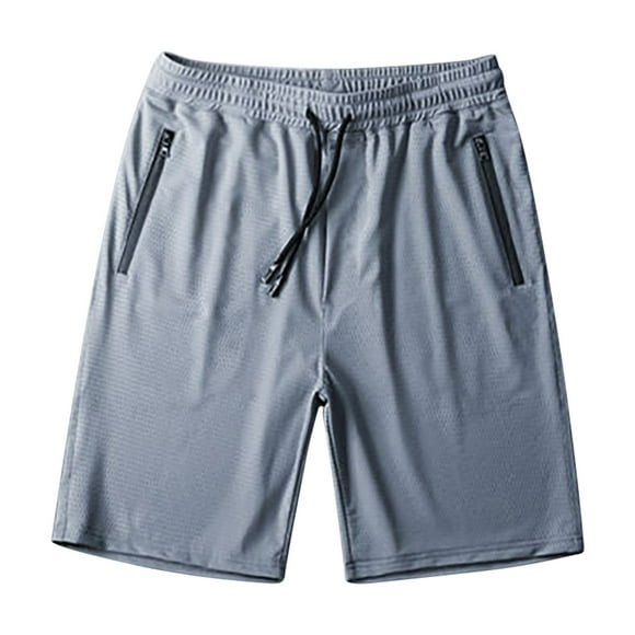 TopLLC Mens Shorts, Men shorts Shorts Men Ice Silk Fitness Running Stretch Yoga Pant Soft Men's Cotton Yoga Sweatpants