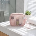 thumbnail image 6 of Makeup Bag Set, Mesh Cosmetic Bag for Women, Toiletry Travel Organizer with Zipper, Breathable Mesh Pouch with Wrist Strap, Portable Storage Pouch for Fitness, Swimming Pool, and Camping, 6 of 6