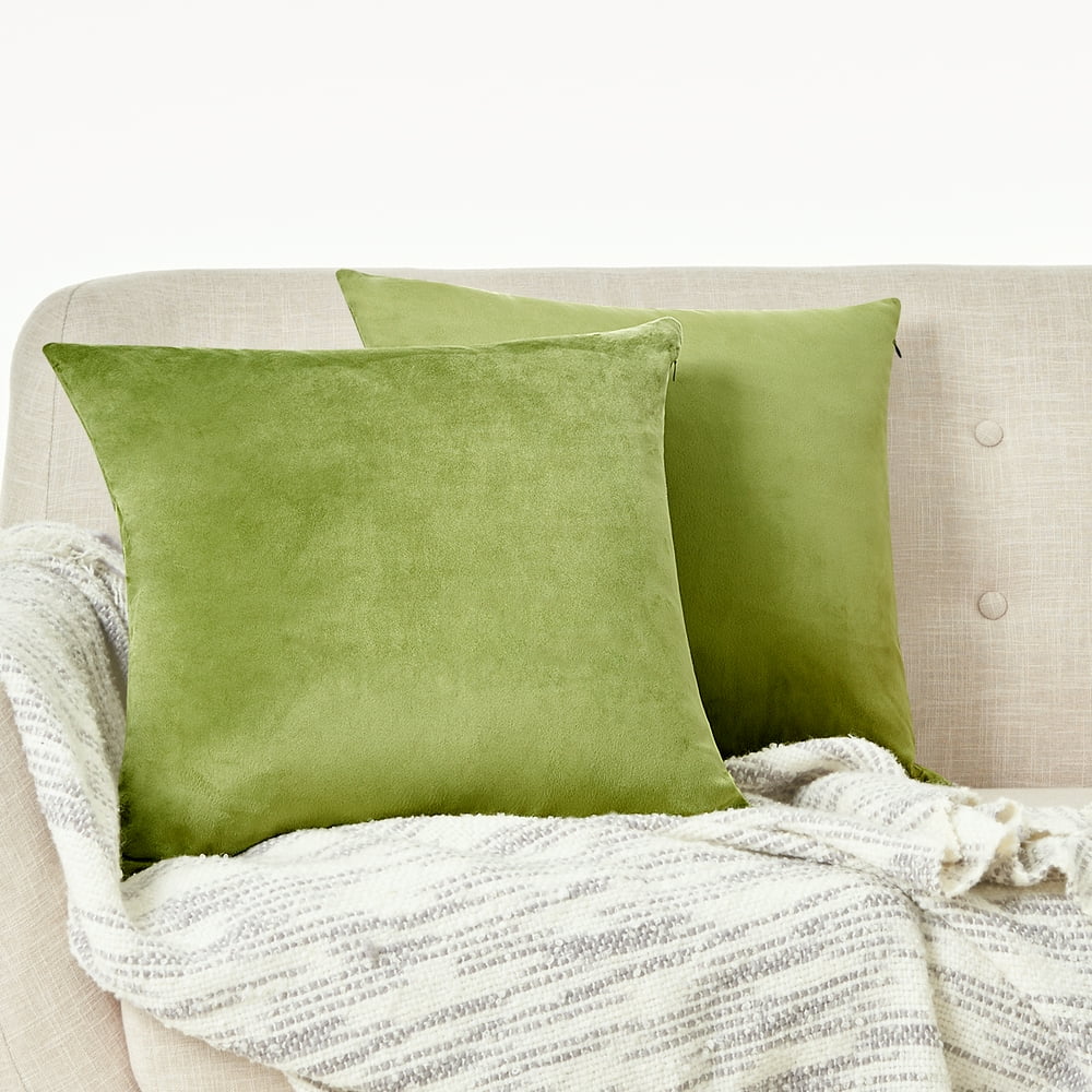 Deconovo 18 inch Pillow Covers Super Soft Luxury Velvet Throw Pillow