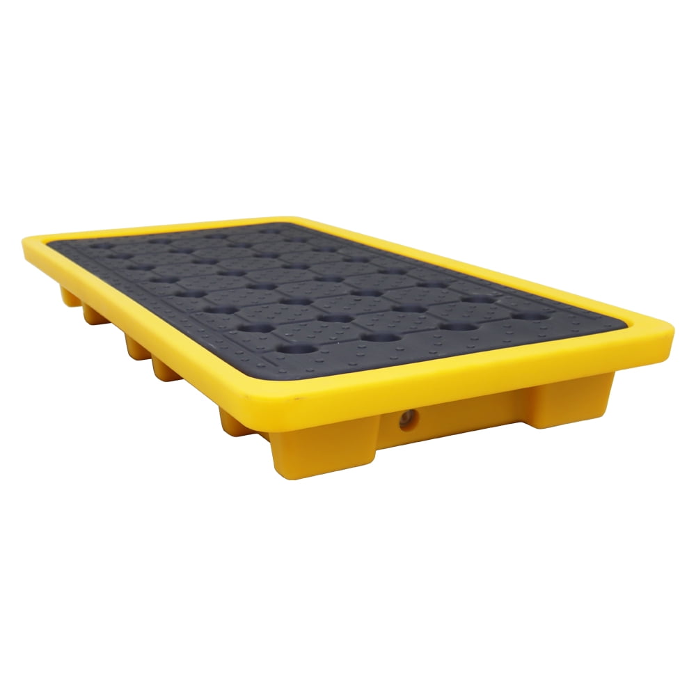 Techtongda Drum Spill Containment Pallet Double Steel Drum Anti-leakage Transport Platform Leak Proof Oil Tray