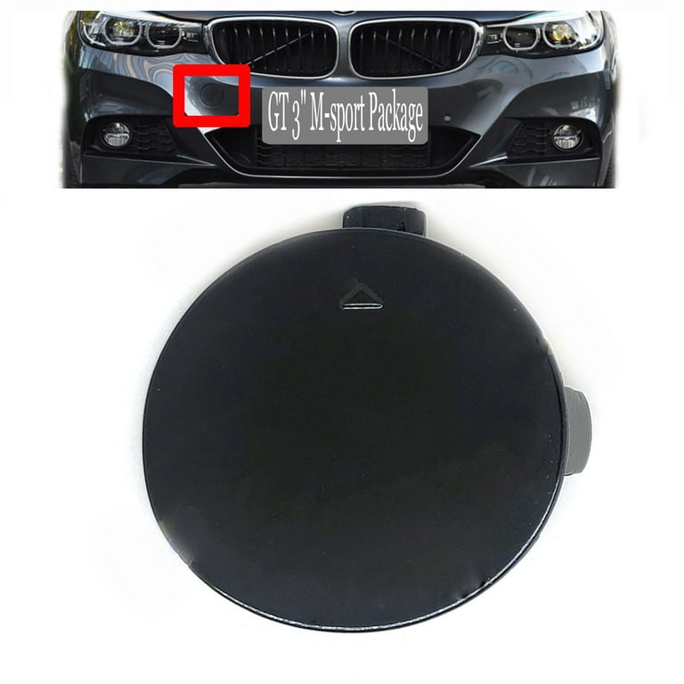 Trimla Front Tow Cover for 13-20 BMW GT 3 M sport 3GT Gran Turismo F34 GT3  Fit 320d 320i 325d 328i 330dX 335i 2013 2014 2015 2016 2017 2018 2019 2020