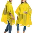 thumbnail image 2 of Awenio Rain Jacket Men Rain Ponchos for Adults Reusable - Raincoats Survival Emergency Heavy Duty Rain Coat with Drawstring Hood, 2 of 3