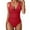 RD1, variant on Women's One Piece Swimsuits Tummy Control Ruched Push Up Bathing Suit Tie Back Slimming Swimwear