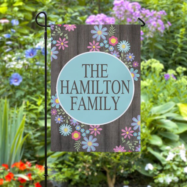 Personalized Spring Is Here Garden Flag - Walmart.com - Walmart.com