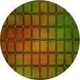 thumbnail image 1 of Ahgly Company Indoor Round Patterned Blood Red Brown Area Rugs, 6' Round, 1 of 6
