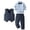 Navy, variant on Zshosam Baby Boy Clothes Baby Boy Suit Gentleman Outfit Clothes Set Infant Long Sleeve Dress Shirt Suspender Pants Bowtie Size 6T 7T,(Navy 6-7 Years)
