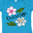 thumbnail image 4 of Inktastic Mississippi Magnolia Flowers and Leaves Boys or Girls Baby Bodysuit, 4 of 5