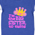 thumbnail image 4 of Inktastic I'm the Big Sister to Twins. Girls Baby Bodysuit, 4 of 5