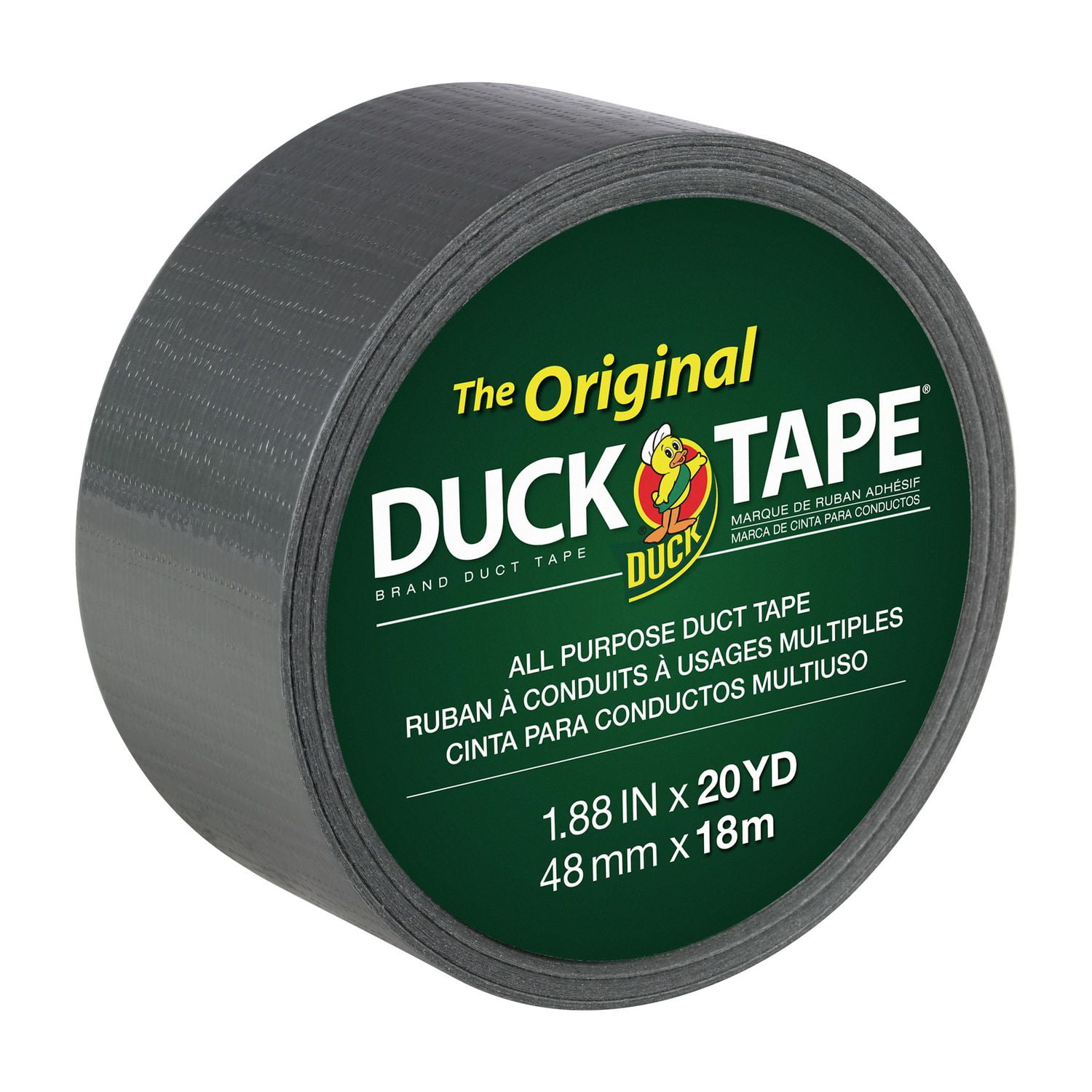 The Original Duck Tape Brand Duct Tape - Silver, 1.88 in. x 20 yd.