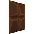 thumbnail image 2 of Ekena Millwork 19 5/8"W x 19 5/8"H Tellson EnduraWall Decorative 3D Wall Panel, Universal Aged Metallic Rust (Covers 2.67 Sq. Ft.), 2 of 6