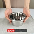 thumbnail image 2 of Stainless Steel Basins,For Kitchen Mixing,Beating,Soup & Washing, 2 of 7