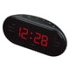 thumbnail image 2 of Led Digital Display Clock Am Fm Alarm Clock Radio With Dual Alarm Eu Red, 2 of 3