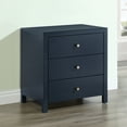 thumbnail image 6 of Cterwk 3 Drawer Nightstand Beside Table for Living Room, Bedroom, Blue, 6 of 9
