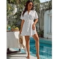 thumbnail image 6 of Women's Swimsuit Cover Ups Button Down Bathing Suit Coverups Bikini Beach Dress for Swimwear, 6 of 6