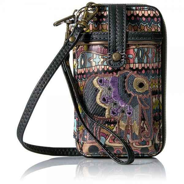 taupe wristlet