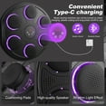 thumbnail image 7 of Hlthair Music Boxing Machine with Gloves Boxing Equipment for Adults Workout Music Punching Machine, 7 of 7