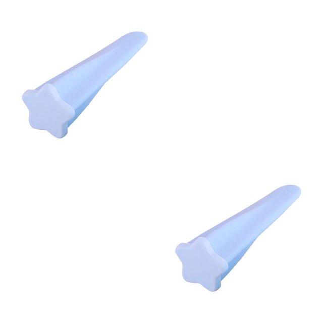 Bewildely Molde de helado de silicona para niños Molde de cubitos de hielo Resistente al calor Antiadherente DIY Congelador Utensilios para hornear, Violeta 2piezas Bewildely CBP157221