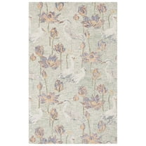 SAFAVIEH Blossom Hadi Floral Area Rug, Green/Ivory, 3' x 5'