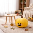 thumbnail image 6 of Homellea Yellow Halloween Pumpkin Ghost Plush Pillow, 12.6 Inch Stuffed Decorative Cushion for Sofa, Bed, Chair, Shelf, Party, Photo Prop and Fall Home Decor, 6 of 8