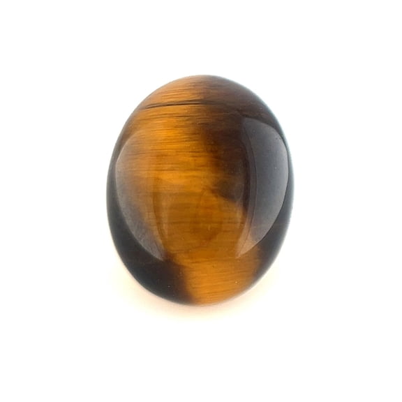 Certified Real 3 Carat Tiger's Eye Oval Shape Cabochon 10x8 mm Loose Gemstone June Birthstone