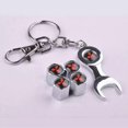 thumbnail image 4 of 4pcs Car Tire Stem Valve Caps Skull Head Pattern Stem Cap for Automotive Accessories, 4 of 5