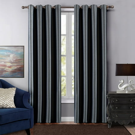 Blackout Curtains Thermal Insulated With Grommet Curtains For