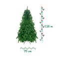 thumbnail image 4 of Árbol de Navidad Verde 150 cm La Merced Ramas Montables Verde Oliva Pino Artificial, 4 of 4