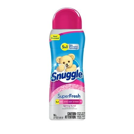 Snuggle Scent Shakes In-Wash Scent Booster Beads, SuperFresh Spring Burst, 27 Ounces