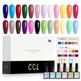 thumbnail image 1 of Set de esmaltes de uñas en gel CANNI CC1, 30 colores, 9 ml, remojo LED y UV, 1 of 6