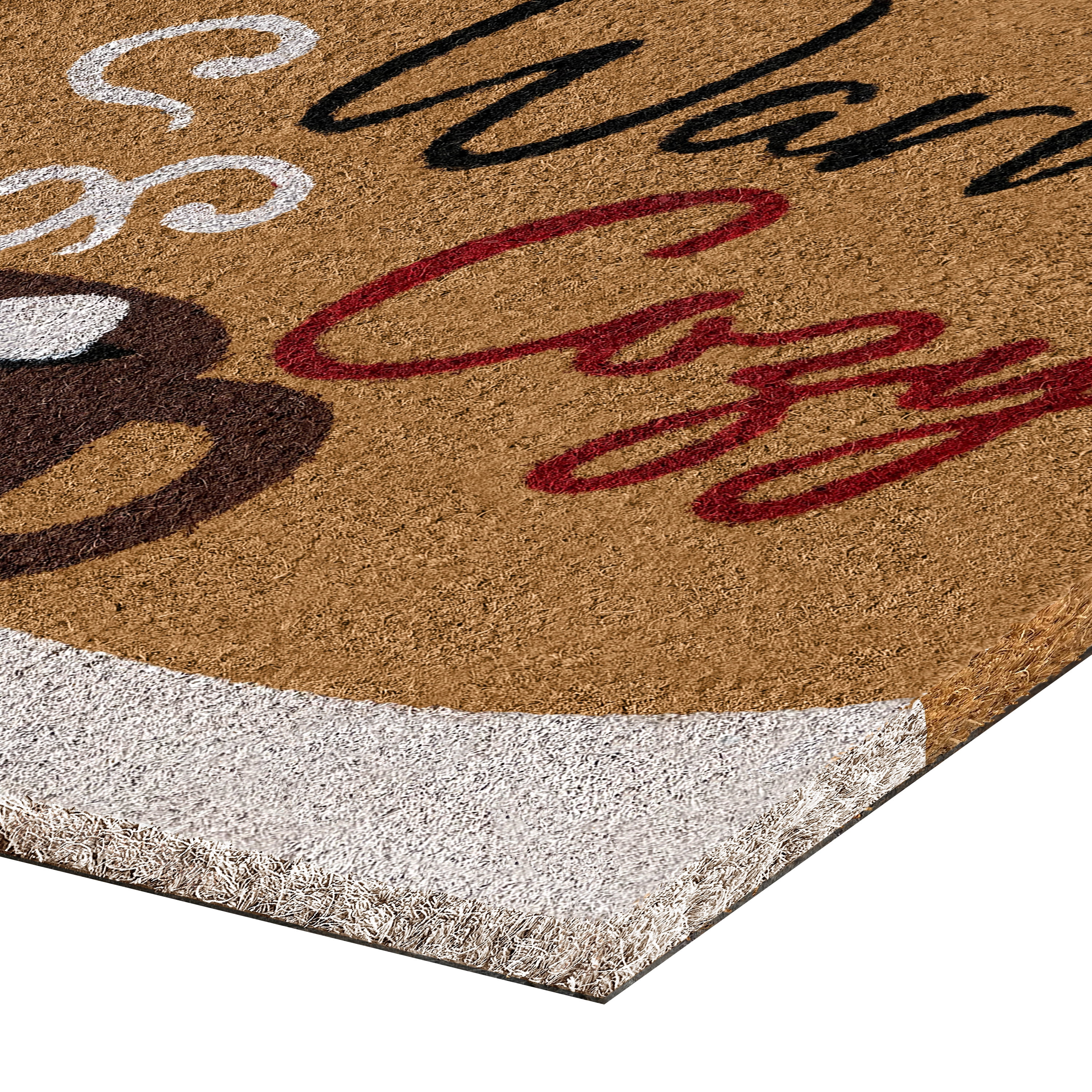 Achim Printed Coir Holiday Doormat 18" x 30" - Warm and Cozy
