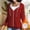 A176 Red, variant on Women's Graphic Zip Up Hoodie Chain Print Long Sleeve Sweatshirt Fashion Abstract Full Zip Hooded Jacket with Pockets Drawstring Lightweight Coat for Daily Wear