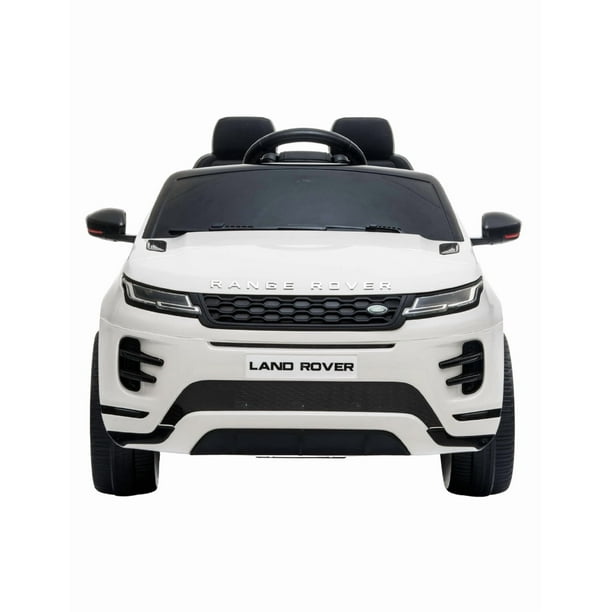 PINGÜE® Montable Eléctrico para Niños| Range Rover® Evoque Licencia Oficial |Control Remoto 2.4Ghz | Bateria 12V 4.5AH | USB Música Radio Luz LED | 2 Motor 25W | WHITE