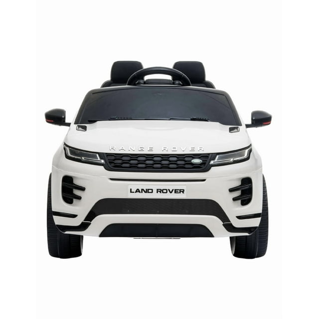 PINGÜE® Montable Eléctrico para Niños| Range Rover® Evoque Licencia Oficial |Control Remoto 2.4Ghz | Bateria 12V 4.5AH | USB Música Radio Luz LED | 2 Motor 25W | WHITE