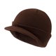 thumbnail image 1 of Sombreros Gorro de punto liso para mujer Gorra con visera cálida Gorro de punto para mujer, 1 of 2