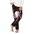 thumbnail image 2 of Yiaed Spider On The Web Print Teenagers' Lounge Pants, Loose PJ Bottoms, Long Pajama Pants for Men-Medium, 2 of 6