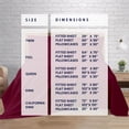 thumbnail image 3 of Kotton Culture Bed Sheets 4 Piece 100% Egyptian Cotton 600 Thread Count Soft Crisp Cooling Cotton Luxury Hotel Sheets Thick with 16" Inch Deep Pocket Snug Fit Sateen Weave(Burgundy,California King), 3 of 7