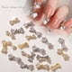 thumbnail image 5 of 16 piezas de lazos de uñas con diamantes de imitación, decoración acrílica con diamantes de imitación, 5 of 6