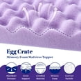 thumbnail image 3 of Twin XL Mattress Topper, 3 Inches Memory Foam Mattress Topper,Pressure Relief for Back Pain, 3 of 6