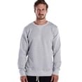 thumbnail image 1 of US Blanks US8000 Men's Long-Sleeve Pullover Crew - Ash Heather Grey - Small, 1 of 2