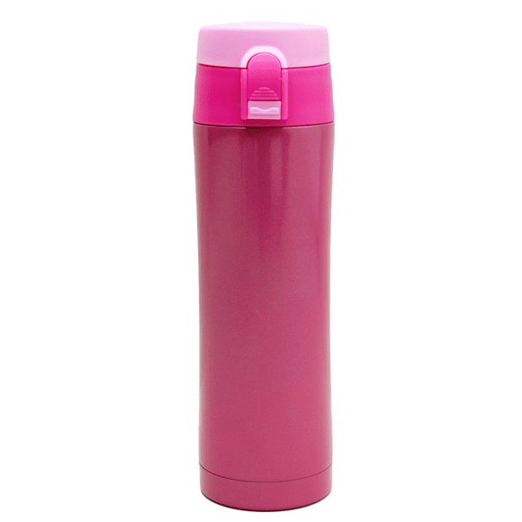 Termo De Acero Inoxidable Vencort Abre Fácil 500 ml Color Rosa