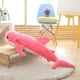 thumbnail image 1 of 150cm Large Size Soft Shark Plush Toy Big Creative Blue Whale Stuffed Soft Shark Sea Fish Plush Pillow Lovely Children Baby DollPink75cm Deng Xun unisex, 1 of 2