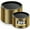 Black and Gold, variant on 60PCS Pink Plastic Plates Disposable - Heavy Duty Pink Plates for Party - Include 30Pieces 10.25inch for Dinner and 30Pieces 7.5inch for Dessert Salad